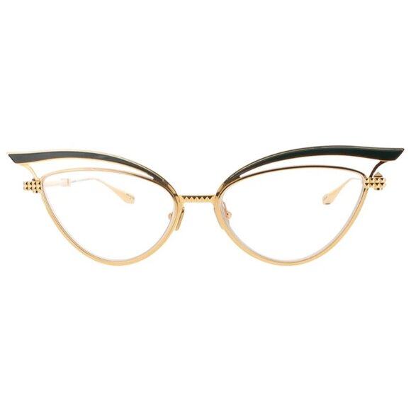 NWT VALENTINO EYEGLASSES CAT EYE GOLD WOMEN EYEWEAR VALENTINO - Picture 2 of 4